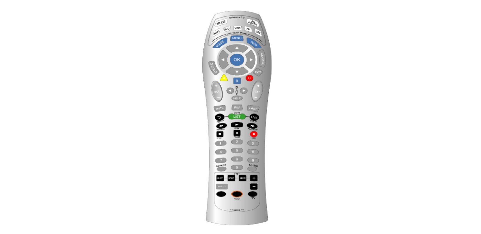 Synergy V Universal DVR Remote Control RT-U62CD User Manual