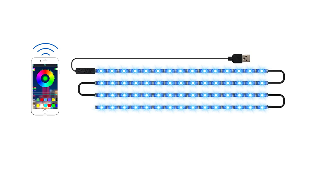 T Capetronix JJ-TV-RGB-5V-2M 5V USB LED Strip Light RGB User Guide