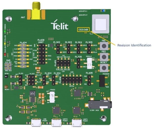 Telit WE310F5-I/P Evaluation Board User Manual