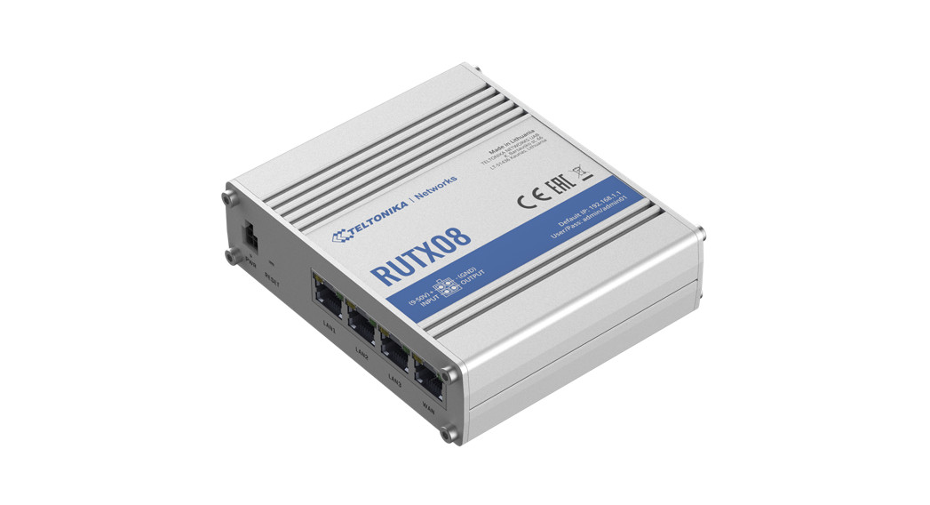 TELTONIKA Networks RUTX08 Gigabit Ethernet Router User Guide