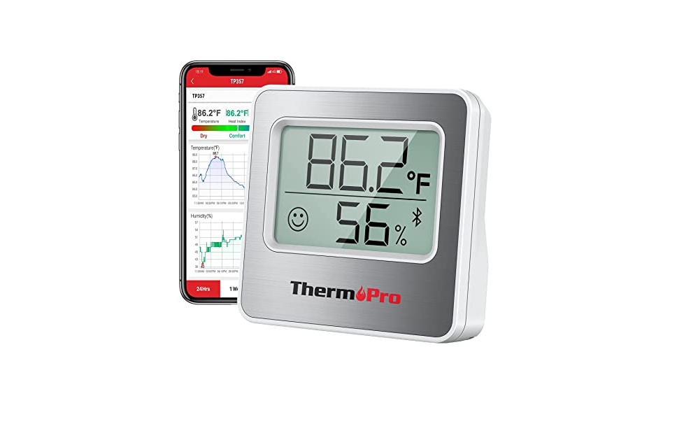 ThermoPro TP357 Bluetooth Thermometer/Hygrometer User Manual