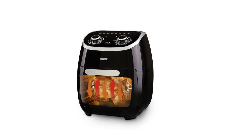 TOWER 11 Liter 5-n-1 Air Fryer Oven with Rotisserie User Manual
