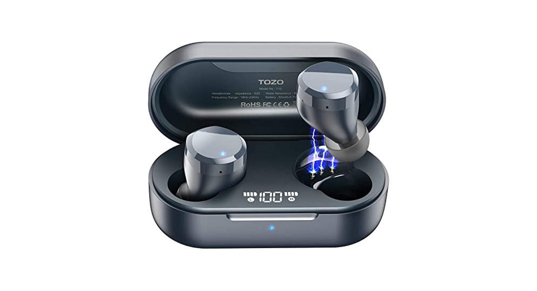 TOZO T12 Waterproof Wireless Earbuds User Manual