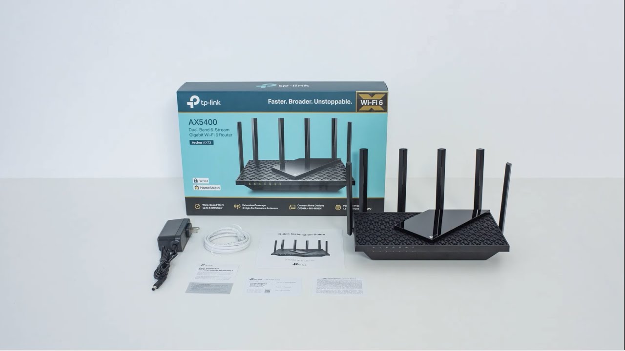 tp-link AX5400 Wi-Fi 6 Router Installation Guide