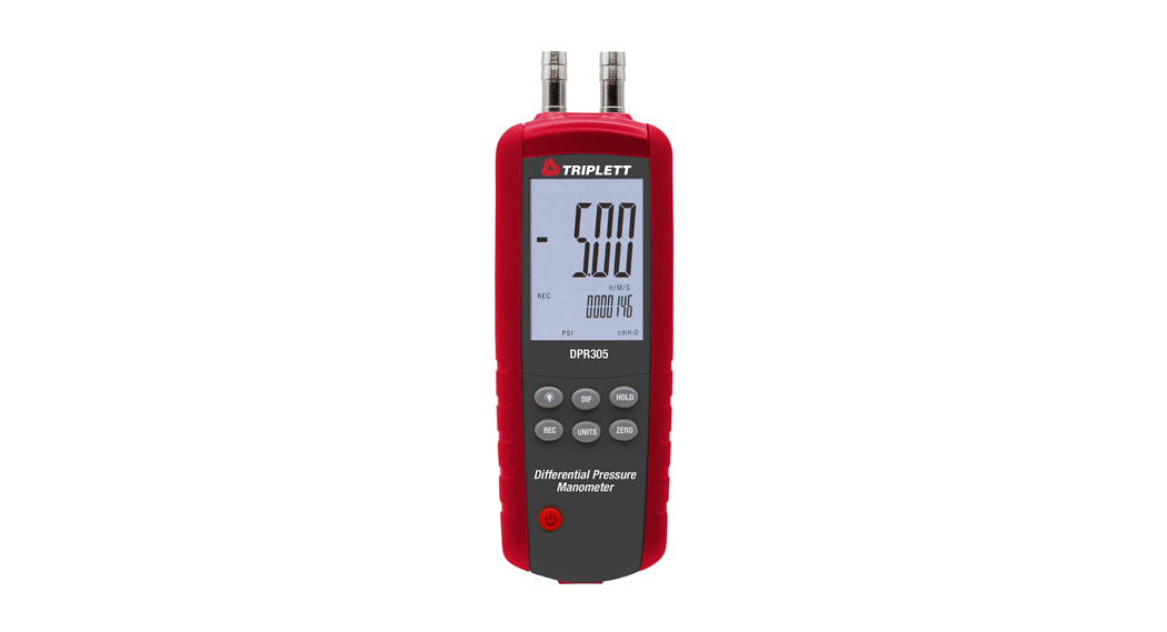 TRIPLETT DPR302 Differential Pressure Manometer User Manual