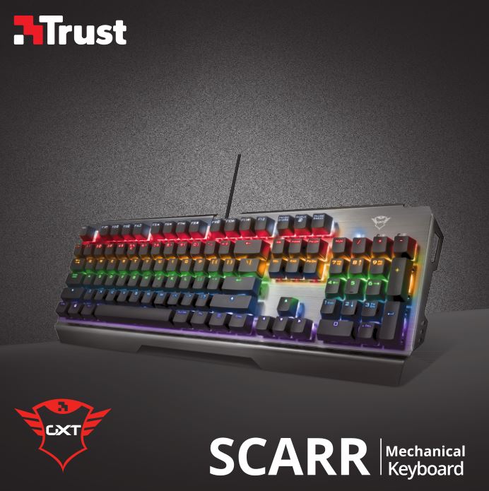 Trust Scarr Mechanical Keyboard Instructions