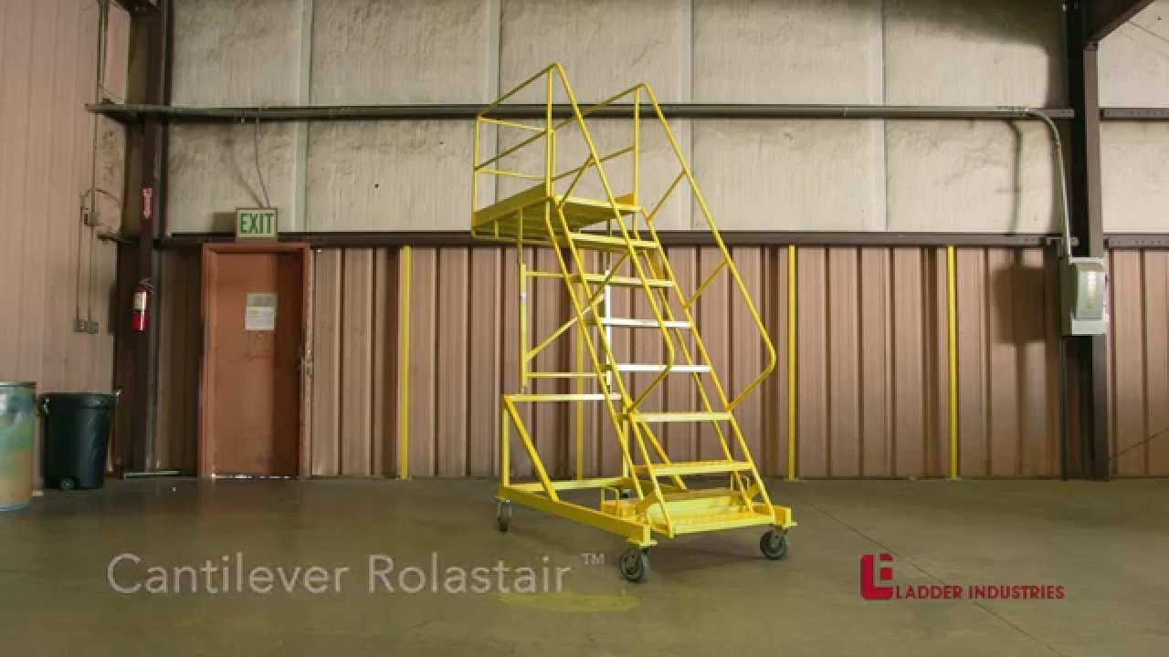 ULINE 3-4 Step Rolling Safety Ladders Installation Guide