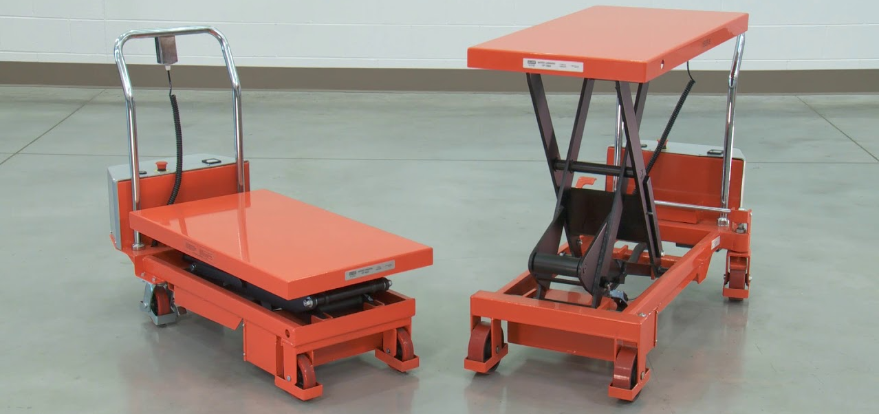 ULINE Battery Operated Lift Table Instructions