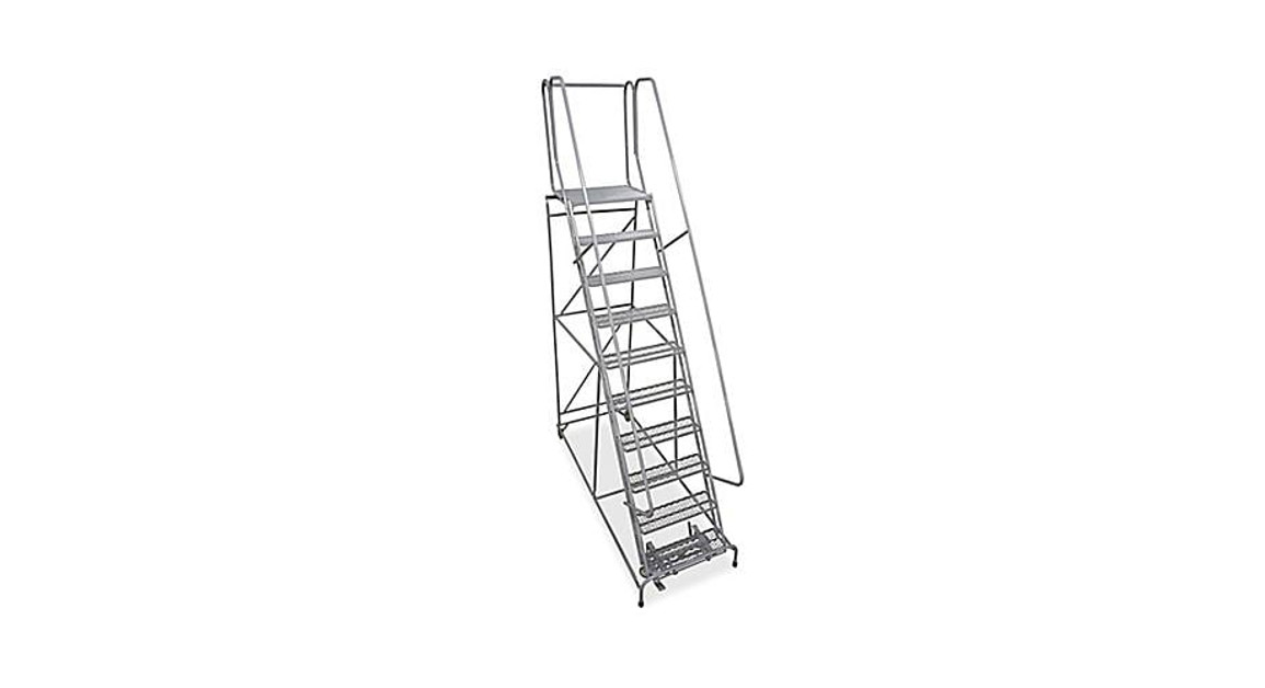 ULINE H-1085U-10 8-11 Step Rolling Safety Ladders User Guide