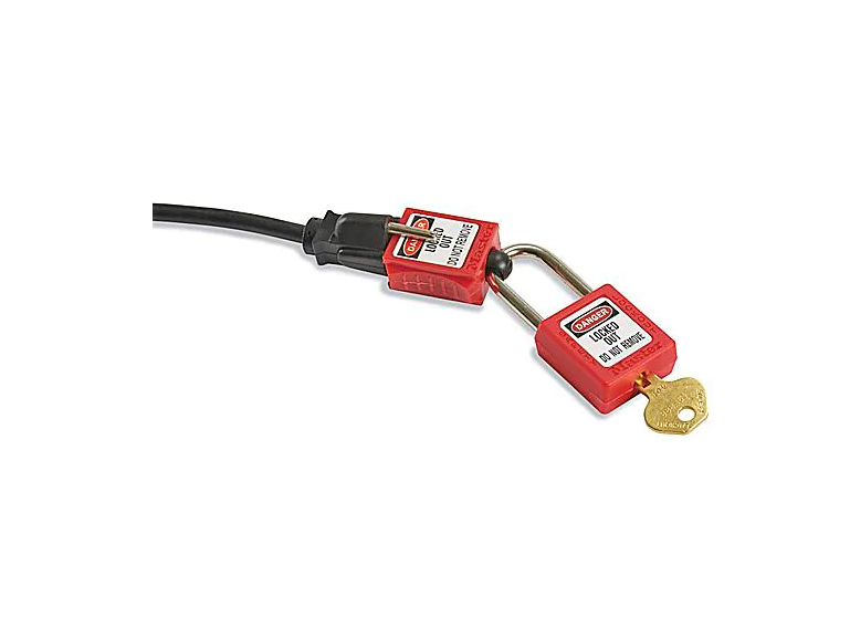 ULINE H-3437 Electrical Plug Prong Lockout User Manual