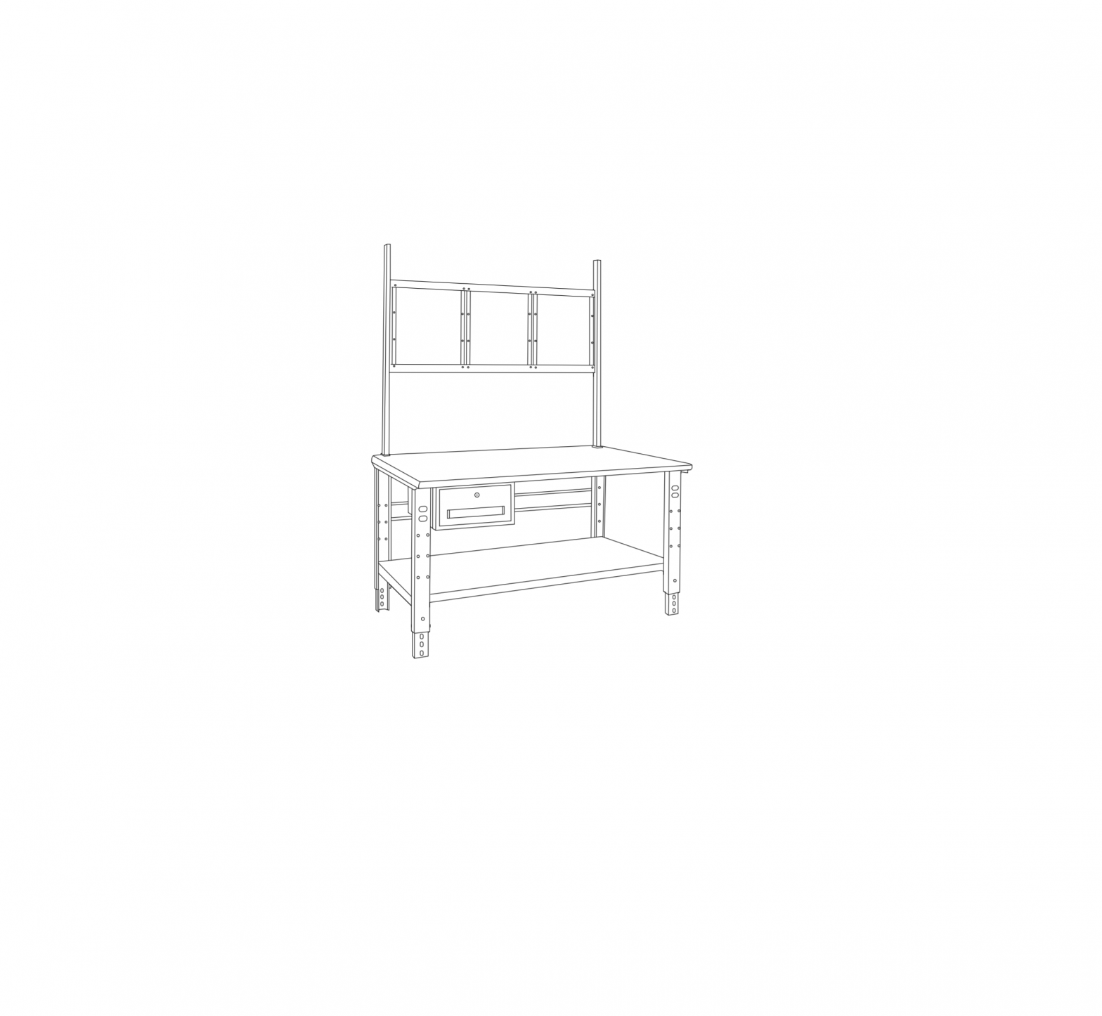 ULINE H-5769 Deluxe Workstation Starter Table – 60 x 36″ User Guide