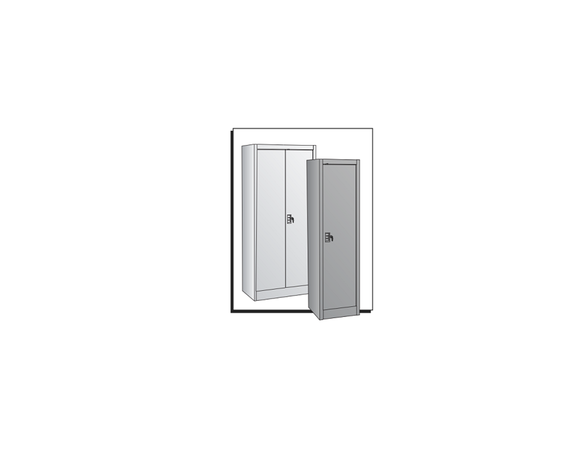 ULINE H-6318 Slim Storage Cabinet Installation Guide