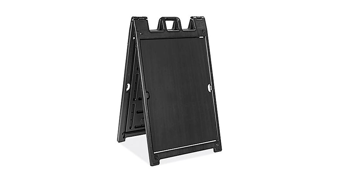 ULINE H-7902 Deluxe Plastic A-Frame Sign Instructions