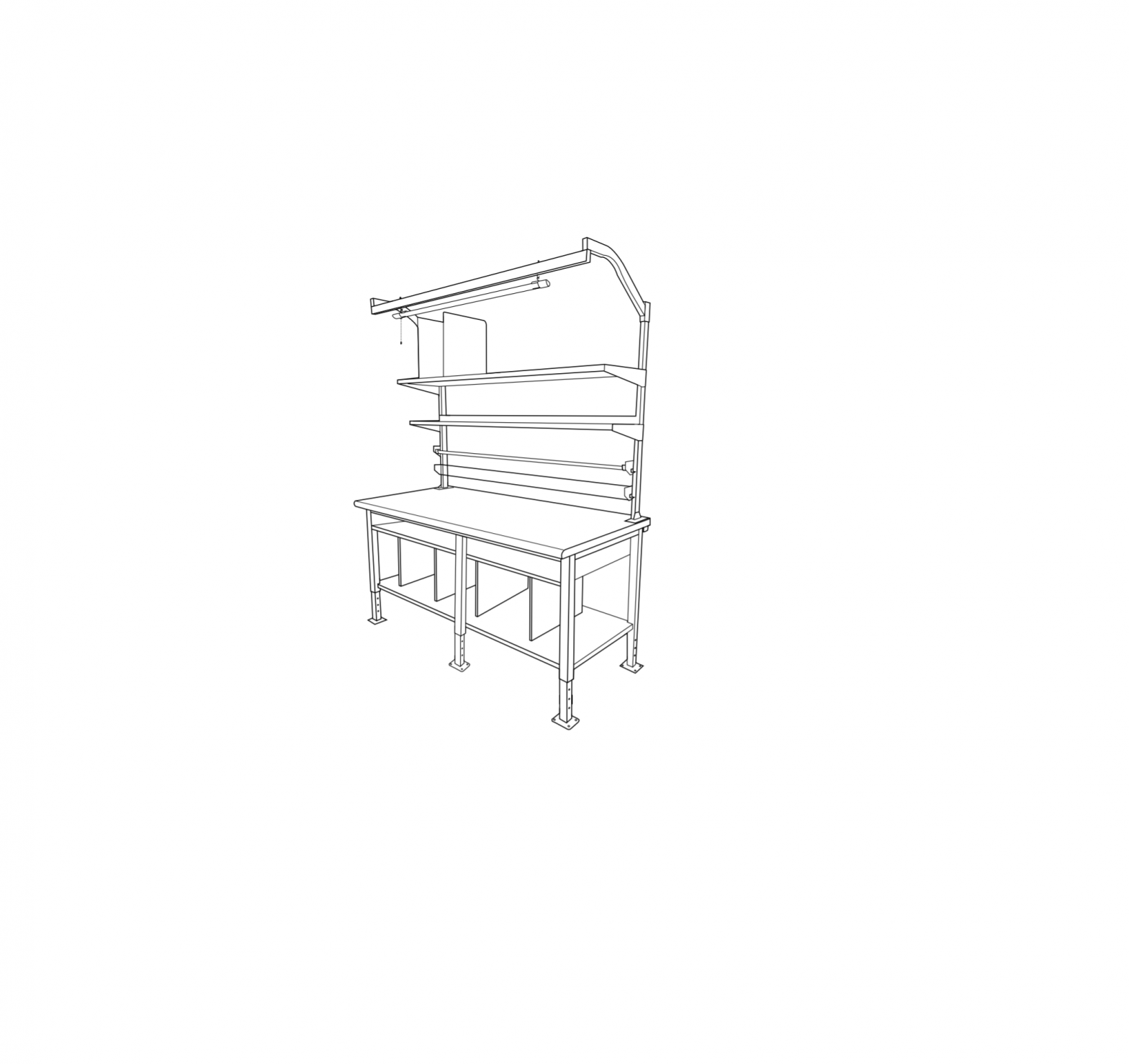 ULINE H-8226 96″ Packing Station Installation Guide