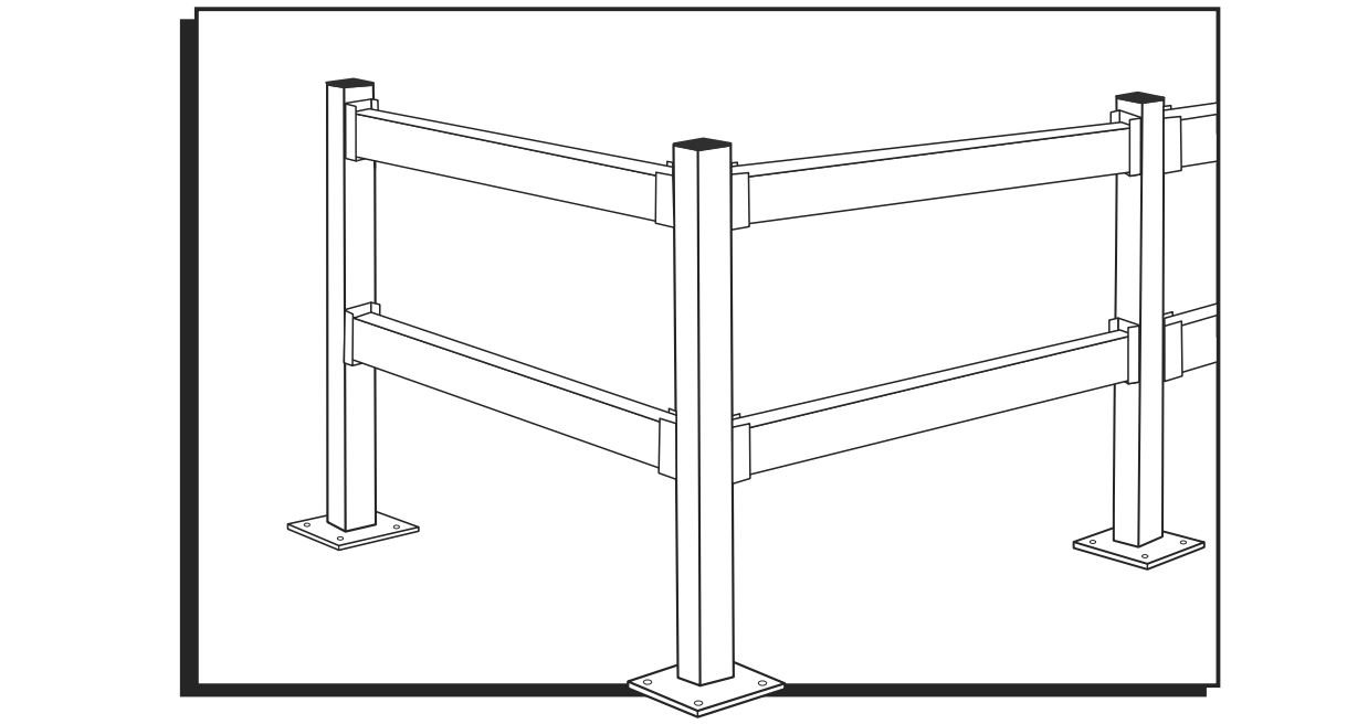 ULINE Light Duty Guard Rails Installation Guide