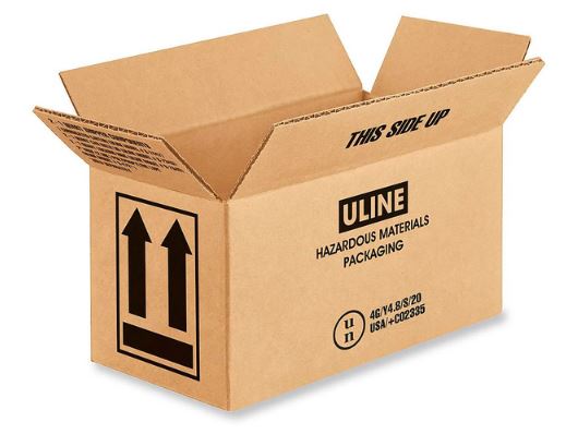 ULINE S-7447 2-1 Quart Paint CAN Shipper Installation Guide