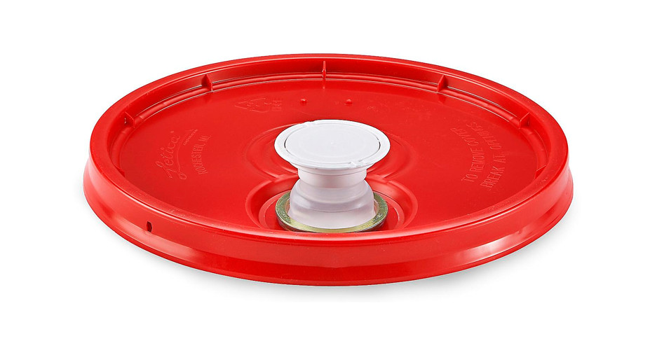 ULINE S-9943, S-21382 Plastic Pail Lid With Spout Installation Guide