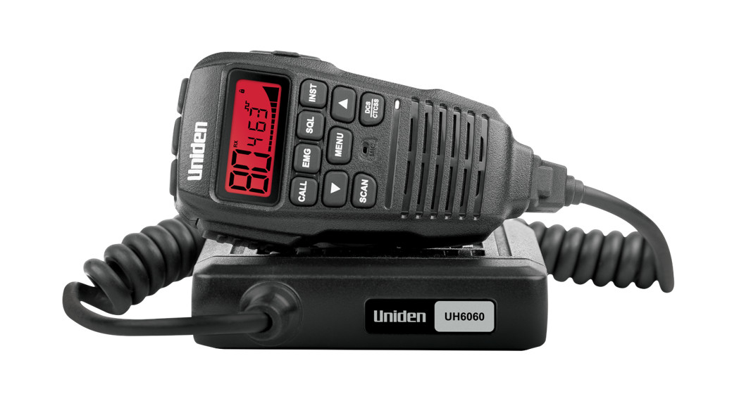 Uniden UH6060 Mini Compact UHF CB Mobile with Remote Speaker Microphone User Guide