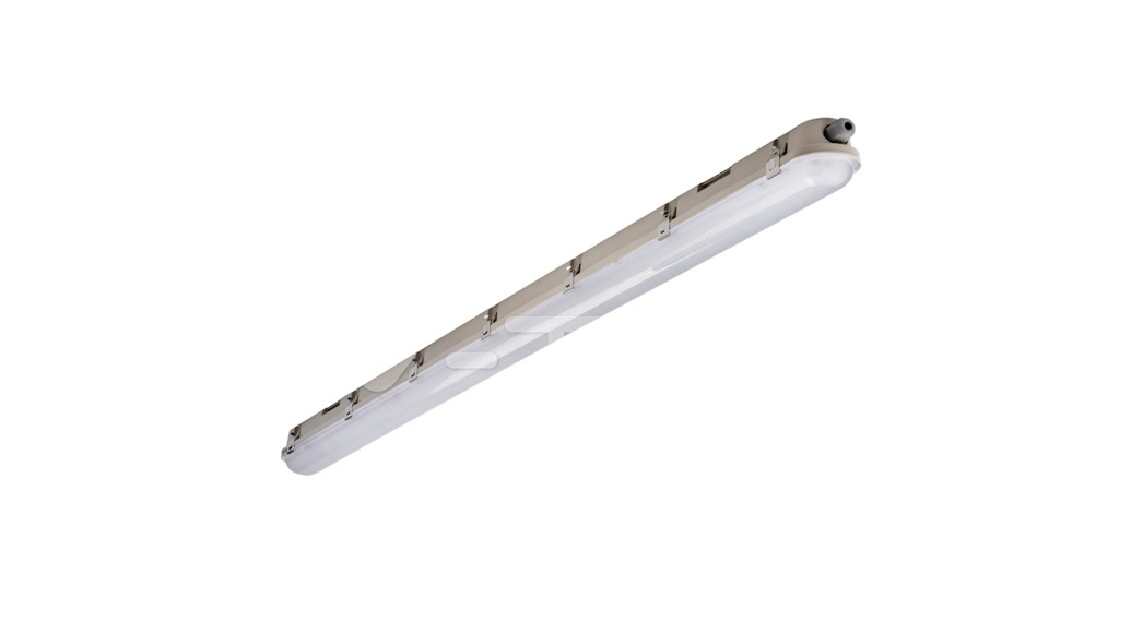 V-TAC 20214 LED Waterproof Fitting M-Series 1500mm 48W 6400K Milky Cover SS Clip 120lm W Installation Guide