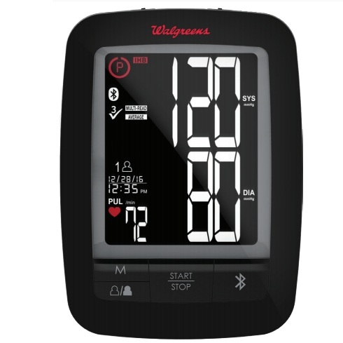 Walgreens Bluetooth Premium Arm Blood Pressure Monitor Instructions WGNBPA-960BT