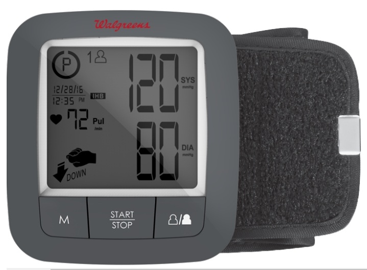 Walgreens Delux Wrist Blood Pressure Monitor Instructions WGNBPW-920