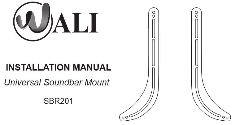 WALI Universal Soundbar Mount Owner’s Manual