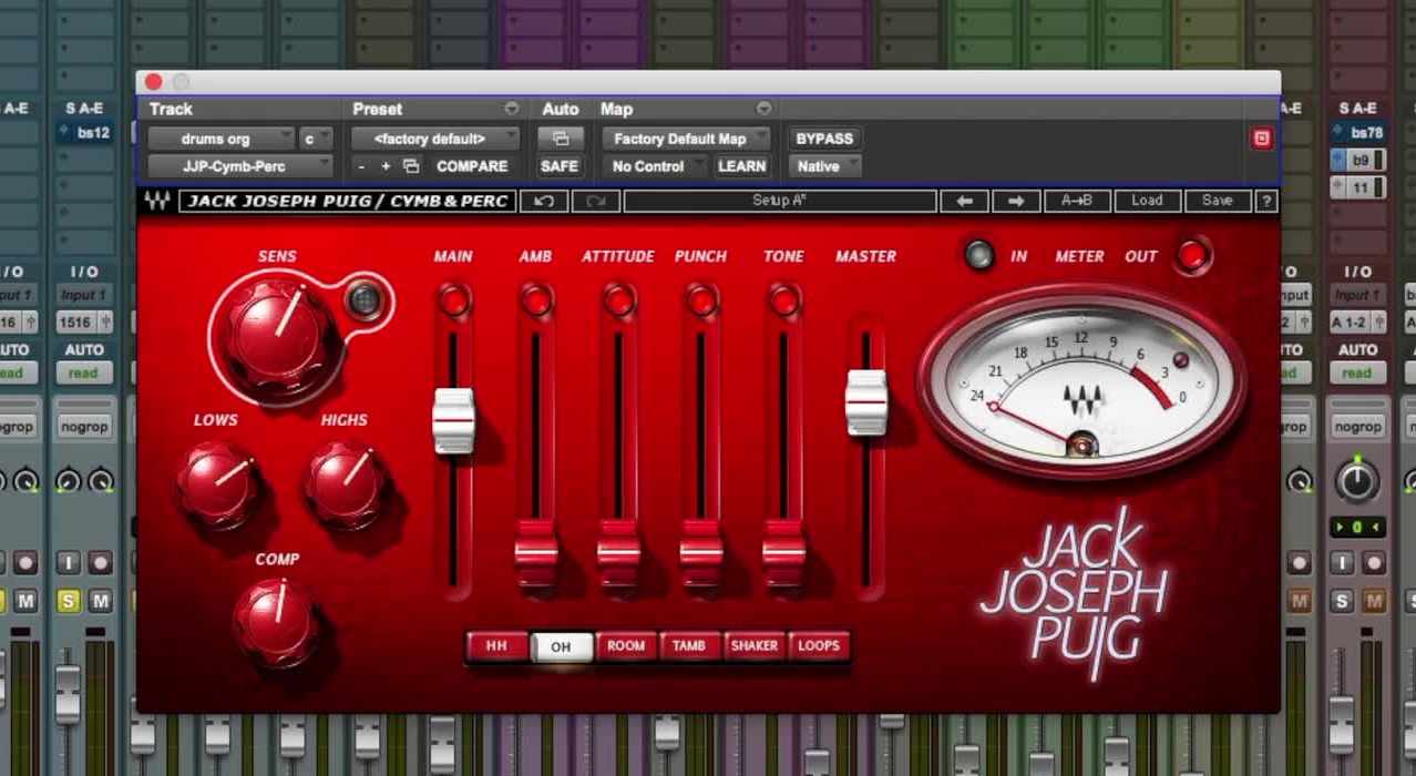 WAVES JJP Cymbals and Percussion Plugin User Guide
