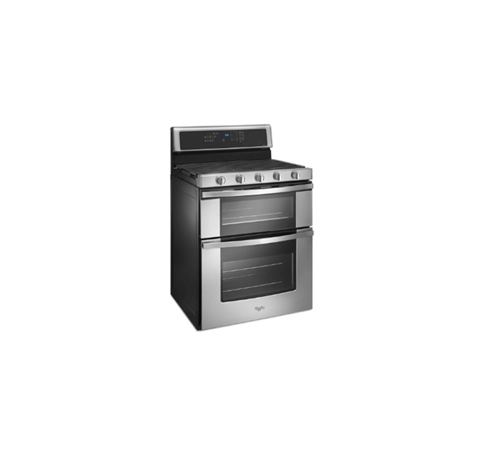 Whirlpool WGG555SOBS Freestanding Gas Range with Double Ovens User Guide