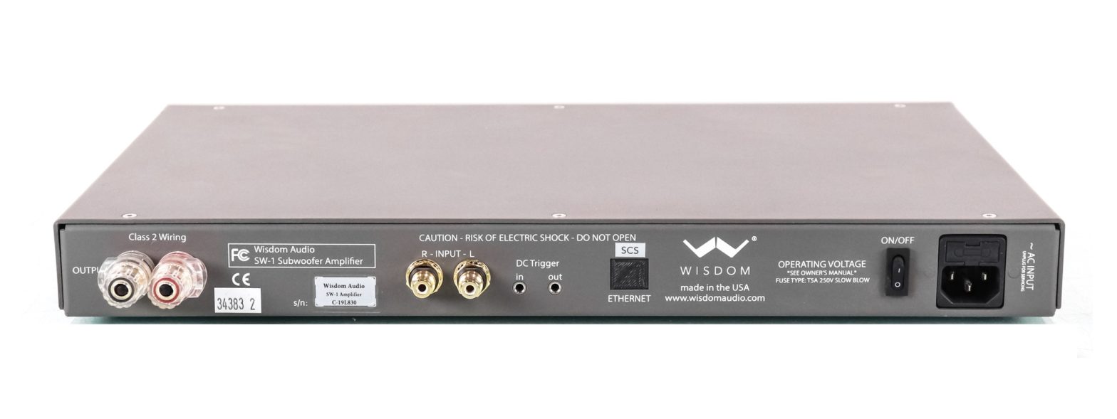 WISDOM SW-1 Subwoofer Amplifier Owner’s Manual