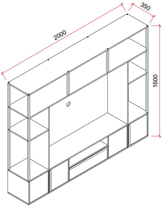 WOOOD Toby Tv Cabinet Instructions