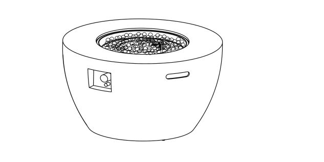 Xaralyn Bowl 90 / Table 90 Outdoor Fire Instruction Manual