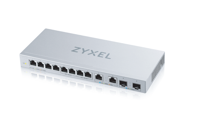 ZYXEL XGS1010-12 2-Port Unmanaged Multi-Gigabit Switch with 2-Port 2.5G and 2-Port 10G SFP+ User Guide