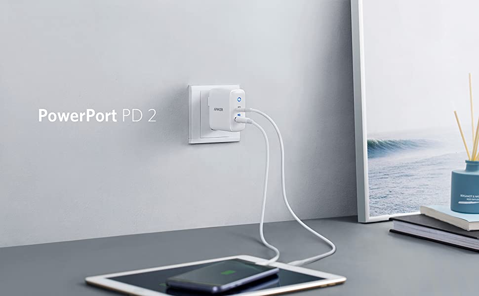ANKER A2625121 PowerPort PD+ 2 Charger User Manual