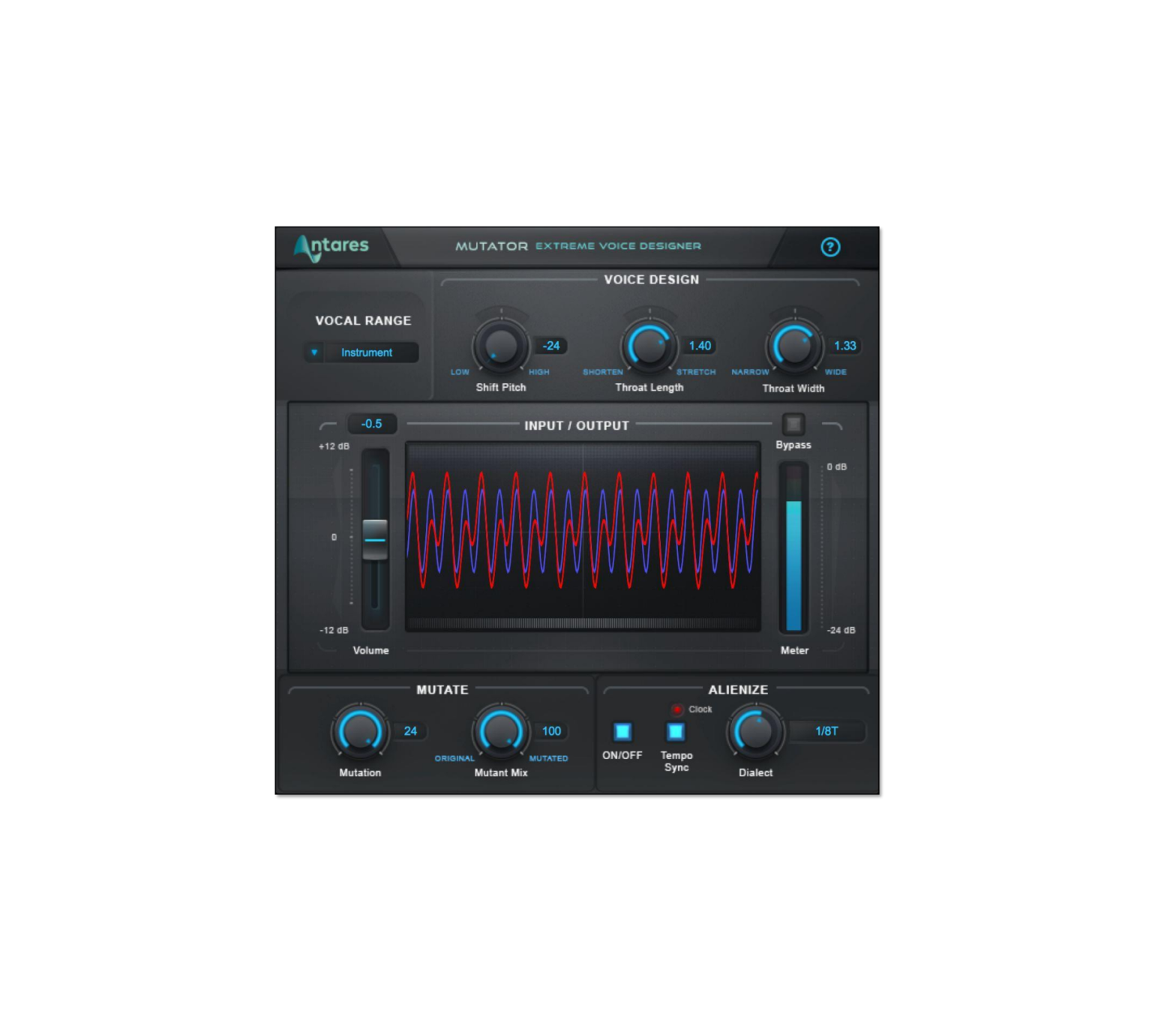 antares Mutator Extreme Voice Designer User Guide