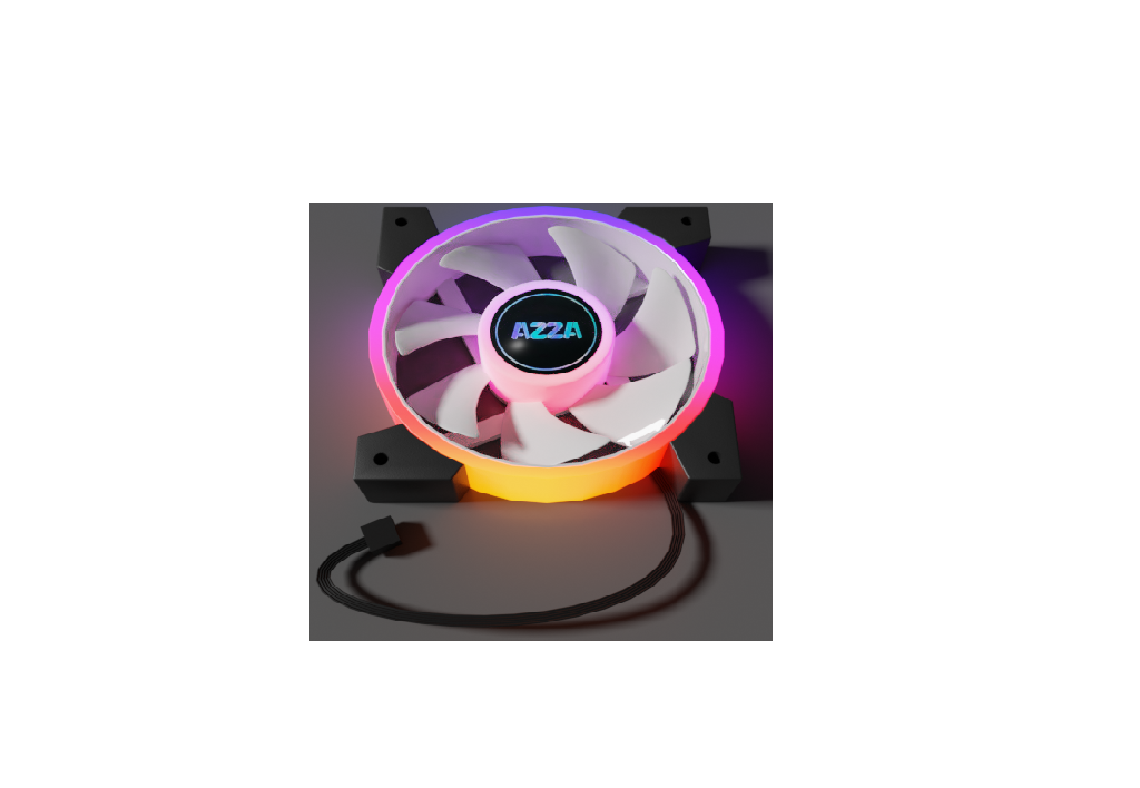AZZA HURRICANE III Digital RGB Fan 120mm User Manual