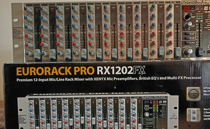 behringer EURORACK PRO RX1202FX User Guide