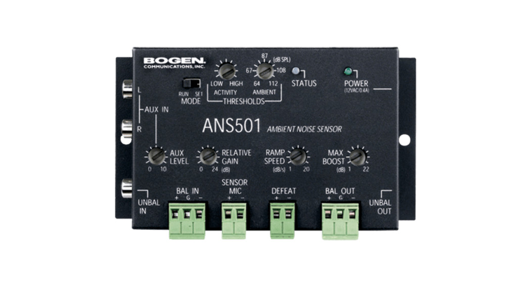 BOGEN ANS501 Ambient Noise Sensor Instruction Manual