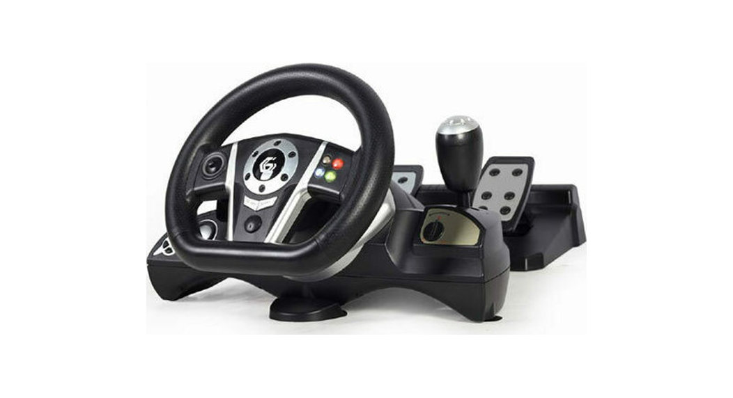 gembird Vibration Racing Wheel with Pedals STR-M-01 User Manual