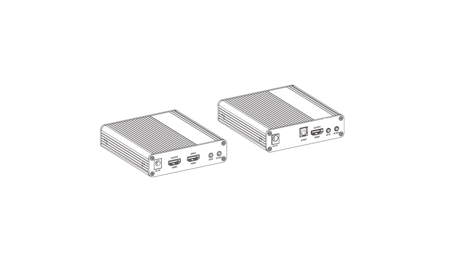 gofanco G4-0108A 18G HDMI 2.0 CAT Extender with IR User Guide