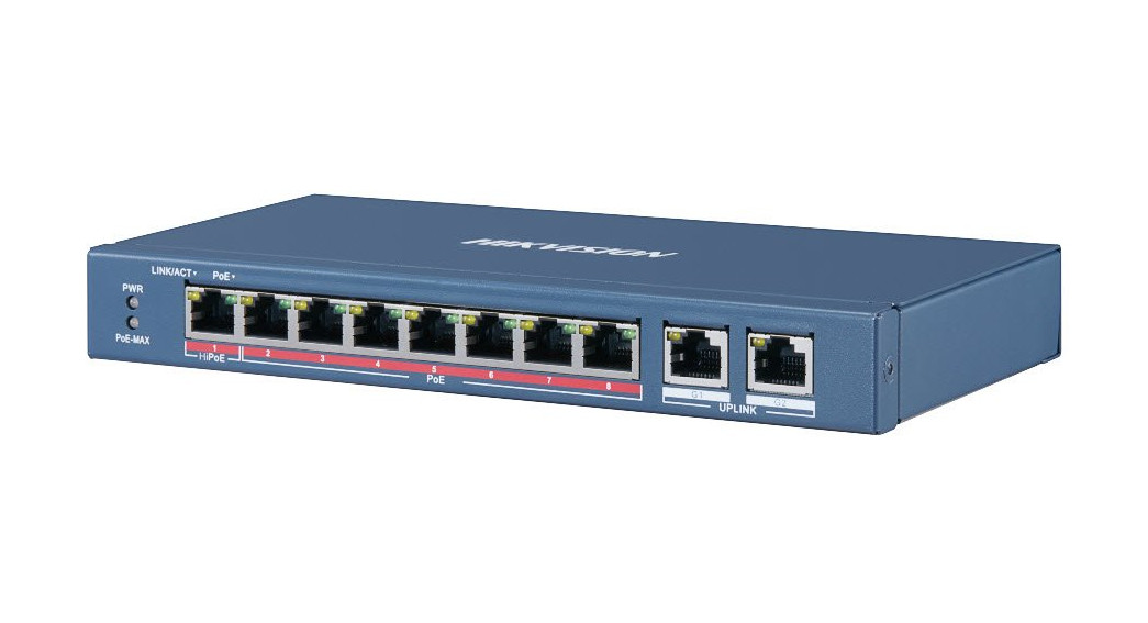 HIKVISION DS-3E0310HP-E 4-Port or 8-Port Unmanaged PoE Switch User Guide