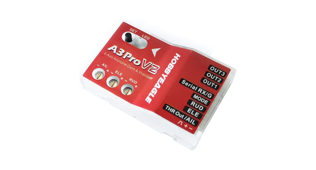 HOBBYEAGLE A3 Pro V2 Flight Controller 6-Axis Airplane Gyro and Stabilizer System User Manual