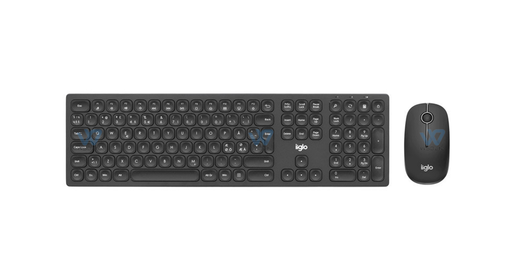 iiglo 1138672 MKX Metal Keyboard/Mouse Combo Instruction Manual