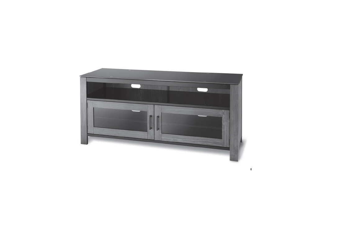 INSIGNIA Metal, Glass, and Wood Finish TV Stand User Guide