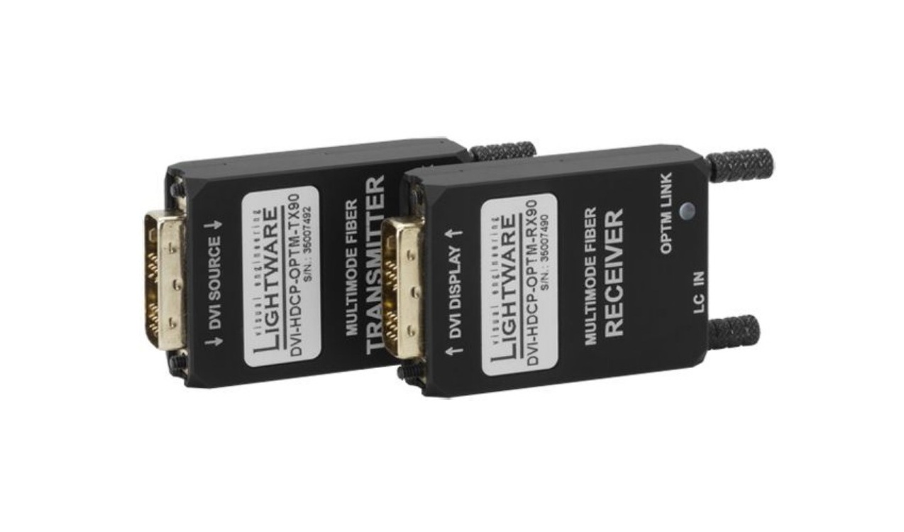 LIGHTWARE DVI-HDCP-OPTM-TX90 Multimode Fiber Transmitter/Receiver User Guide