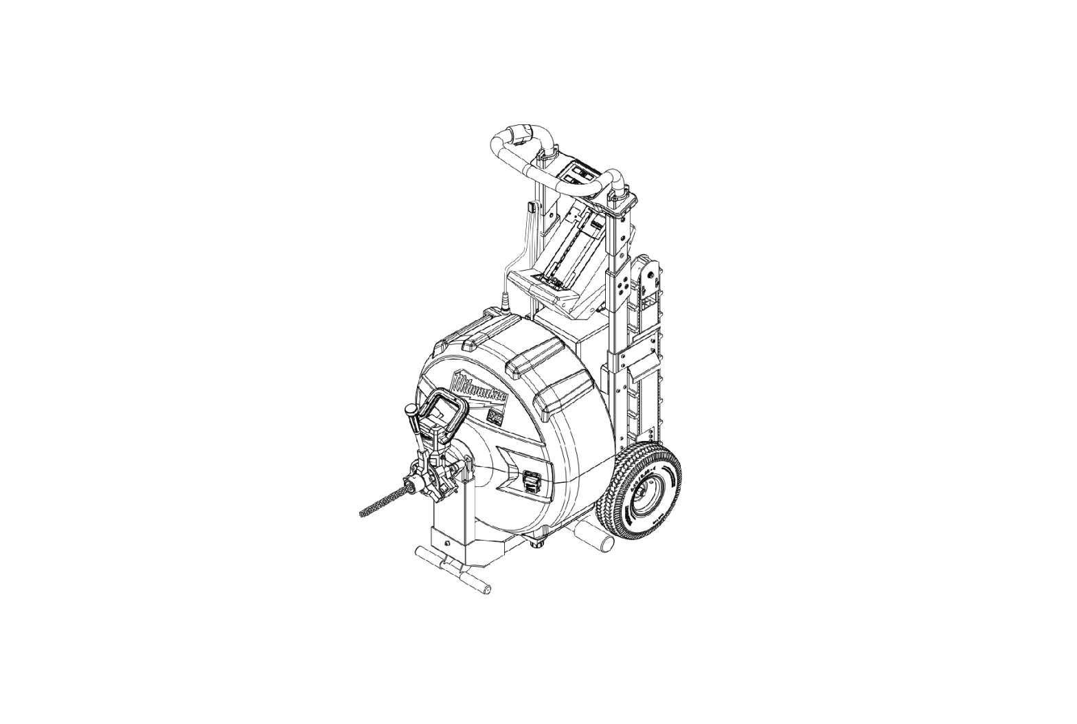 milwaukee MX LSCP MX Fuel Sewer Drum Machine User Manual