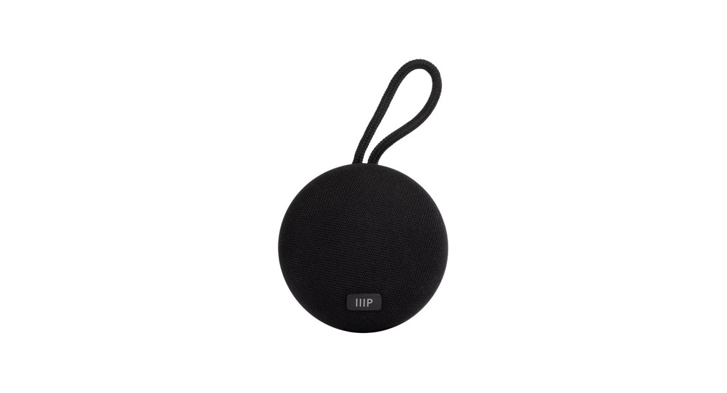 MONOPRICE 43257 Harmony Puck Portable Bluetooth Speaker IPx4 Waterproof Earbuds User Manual