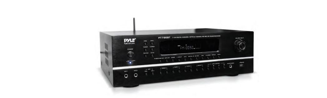 PYLE PT796BT Wireless BT Streaming Home Theater Receiver User Manual