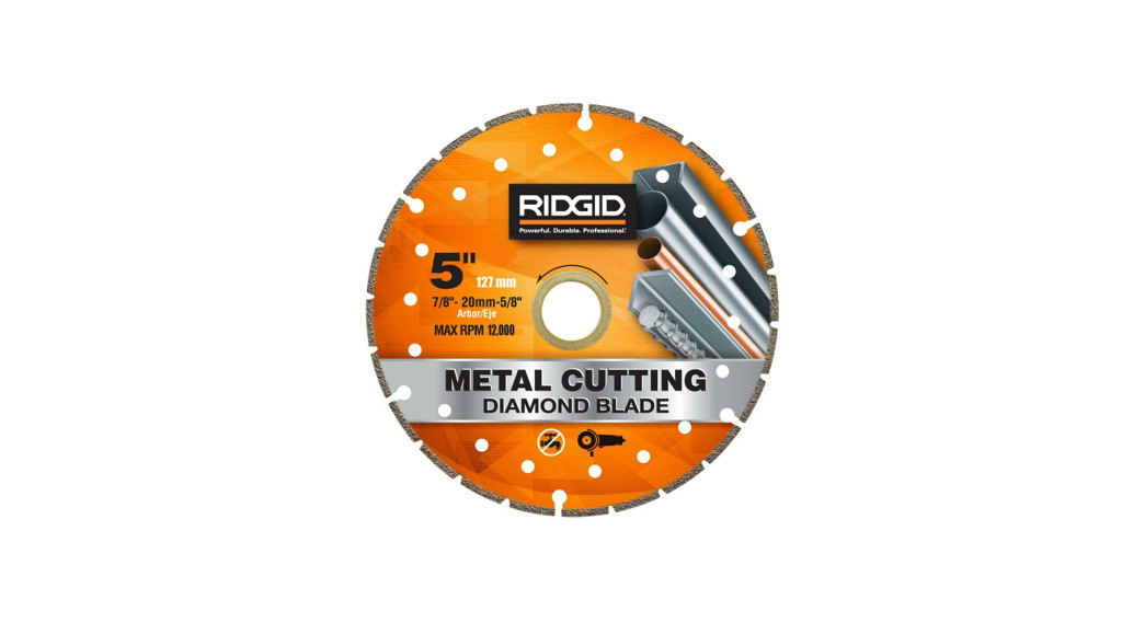 RIDGID HD-MTL50 Metal Cutting Diamond Blade User Guide