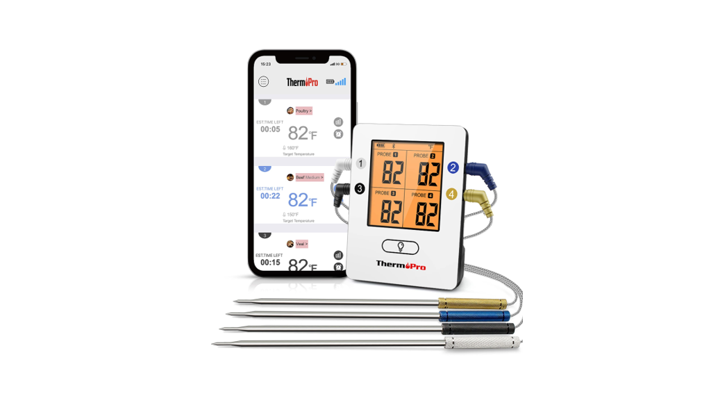 ThermoPro TP-25 Bluetooth Cooking Thermometer User Manual