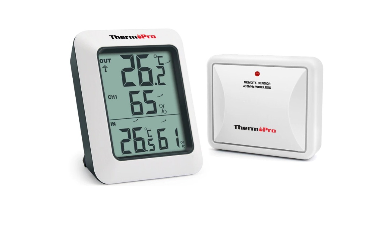 ThermoPro TP-60S Wireless Indoor/Outdoor Humidity And Temperature Monitor Instruction Manual